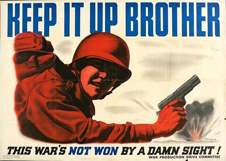 "Damn Sight" Poster from WWII