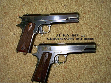 WWI Navy and Marine 1911's