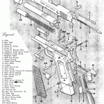 Exploded view of M1911-A1