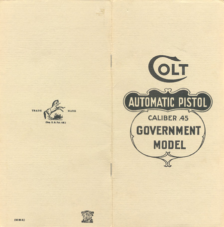 Colt Manual Cover
