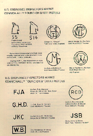 M1911 Inspectors Marks