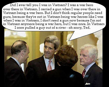 John Kerry Kickin' It With His Homies